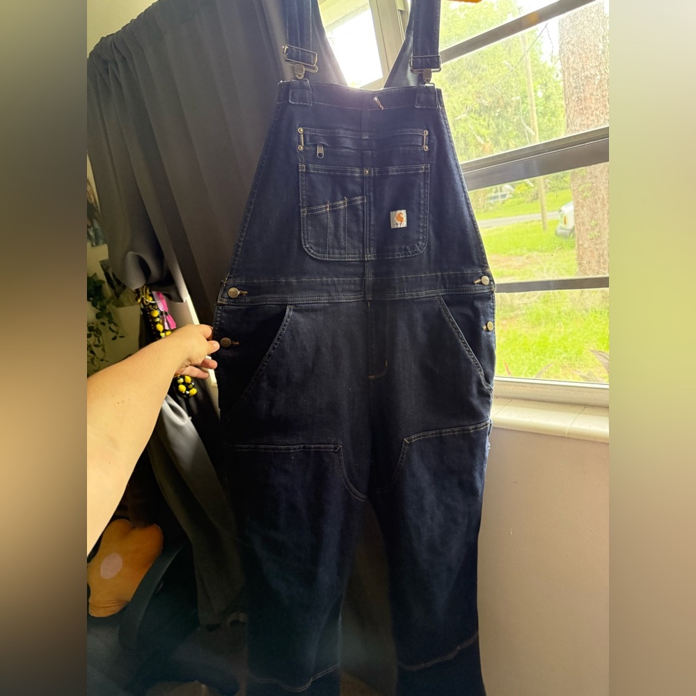 Carhartt Dark Blue Denim Overalls